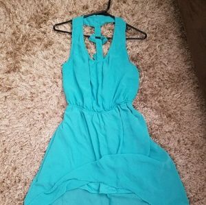 Turquoise maxi dress